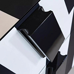 Дизайнерский комод в чёрно-белую полоску Ziqqurat варинант исполнения - 1 | Loft Concept в Челябинске