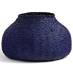 Корзина синяя Elewisa Wicker Basket варинант исполнения - 2 | Loft Concept в Челябинске