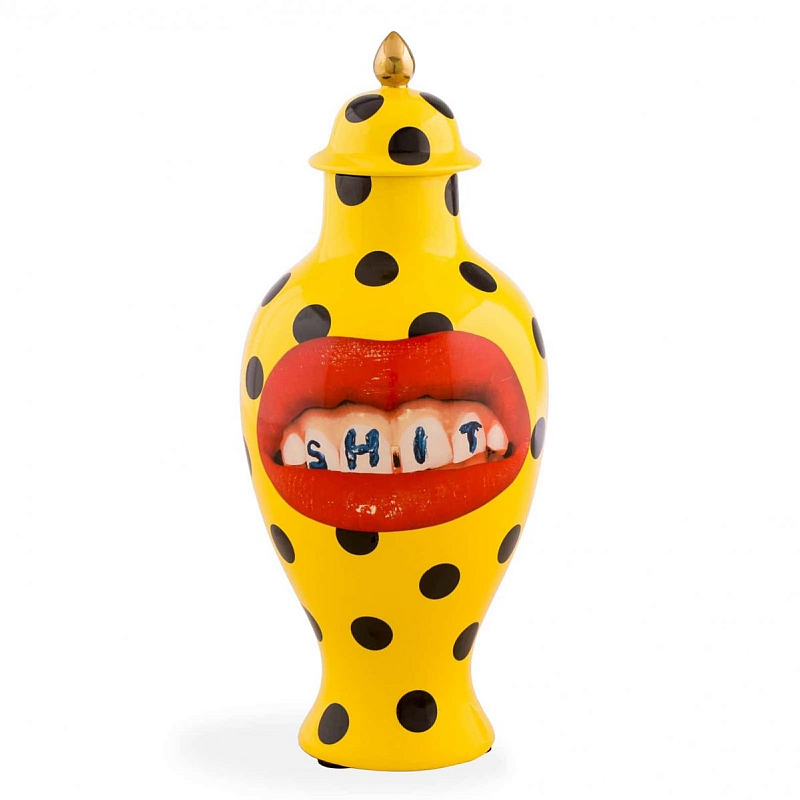 Ваза Seletti Vase Shit Toiletpaper Желтый Ваза Seletti Vase Shit Toiletpaper Желтый в Челябинске | Loft Concept