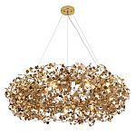 Люстра подвесная круглая с многочисленными металлическими круглыми элементами Terzani Argent варинант исполнения - 5 | Loft Concept в Челябинске