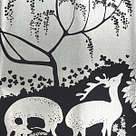 Обои ручная роспись в стиле Арт-деко Rateau Original colourway on Electrum gilded paper варинант исполнения - 2 | Loft Concept в Челябинске