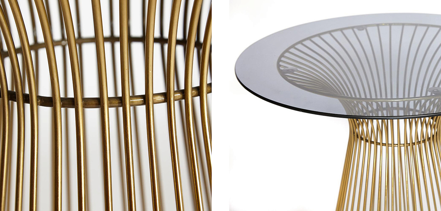 Обеденный стол Platner table gold Обеденный стол Platner table gold - Loft-Concept в Челябинске
