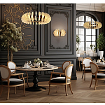 Люстра круглая с фактурными элементами в виде ракушек Inspired Sea варинант исполнения - 6 | Loft Concept в Челябинске