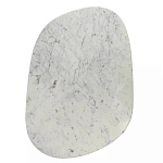 Журнальный столик овальный с мраморной столешницей Decor Showcase варинант исполнения - 2 | Loft Concept в Челябинске