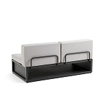 Садовый диван на каркасе из алюминия Petro варинант исполнения - 2 | Loft Concept в Челябинске