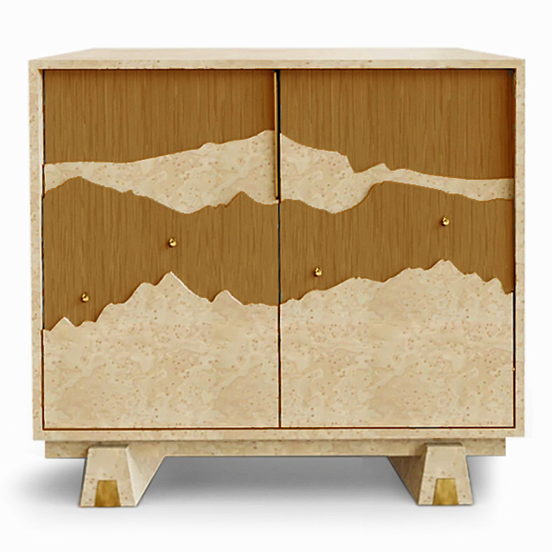 Буфет Okinawa Ginger Бежевый Горчичный Золотой в Челябинске | Loft Concept 