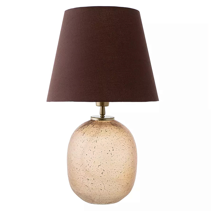 Настольная лампа с тканевым абажуром на овальном основании Lampshade on Oval Base Терракотовый Настольная лампа с тканевым абажуром на овальном основании Lampshade on Oval Base Терракотовый в Челябинске | Loft Concept