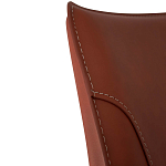 Стул коричневый из искуственной кожи на 4-х ножках Enigma Brown варинант исполнения - 4 | Loft Concept в Челябинске