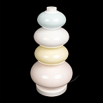 Настольная лампа из стеклянных сфер в пастельных тонах Высота 40 см Pastel Lunaria варинант исполнения - 3 | Loft Concept в Челябинске