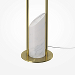Напольный торшер светодионый золотой Lumen Duo варинант исполнения - 4 | Loft Concept в Челябинске