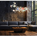 Люстра с цветочным декором Miscellaneous herbs варинант исполнения - 5 | Loft Concept в Челябинске