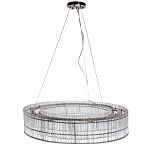 Подвесная люстра в форме круга Light Source Antique Nickel варинант исполнения - 1 | Loft Concept в Челябинске