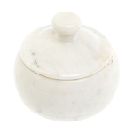 Сахарница из натурального камня Мрамор Белый Stone Sugar Bowls варинант исполнения - 2 | Loft Concept в Челябинске