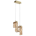 Подвесной светильник волнистой формы из фактурного стекла Wave варинант исполнения - 1 | Loft Concept в Челябинске