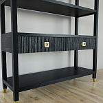 Стеллаж с двумя ящиками Elsa Dreams Black варинант исполнения - 2 | Loft Concept в Челябинске