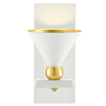 Бра с бело-золотыми плафоном в форме конуса Light Source варинант исполнения - 2 | Loft Concept в Челябинске