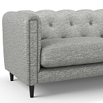 Мебельная ткань Шенилл серый цвет 138 см T4-34 варинант исполнения - 7 | Loft Concept в Челябинске