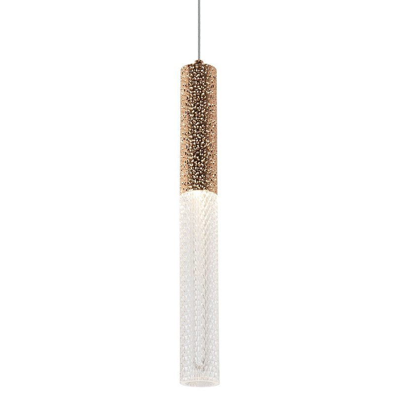 Подвесной светильник Dew Drops Tube Gold Hanging Lamp Прозрачный Золотой Подвесной светильник Dew Drops Tube Gold Hanging Lamp Прозрачный Золотой в Челябинске | Loft Concept