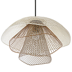 Подвесной светильник Beige Gold Mesh Lampshade Hanging Lamp варинант исполнения - 3 | Loft Concept в Челябинске