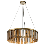 Люстра со стеклянными цилиндрическими плафонами Luminous Cylinders Amber Round варинант исполнения - 4 | Loft Concept в Челябинске