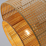 Подвесной светильник с абажуром из плтеного бамбука Light Inside the Cell варинант исполнения - 5 | Loft Concept в Челябинске