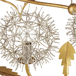 Люстра круглая с декором в виде цветков одуванчика Hanging Dandelion варинант исполнения - 1 | Loft Concept в Челябинске