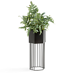 Кашпо Elevated Planters Сlive 59 черное  варинант исполнения - 2 | Loft Concept в Челябинске