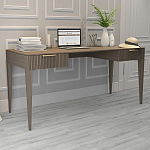 Рабочий стол коричневый с 2-мя ящиками Harper Line варинант исполнения - 2 | Loft Concept в Челябинске