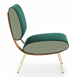 Дизайнерское кресло без подлокотников Gio Ponti ROUND D.154.5 Armchair варинант исполнения - 3 | Loft Concept в Челябинске