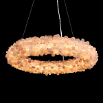 Люстра кольцевая с частичками натурального горного хрусталя Crystal Shimmer варинант исполнения - 2 | Loft Concept в Челябинске