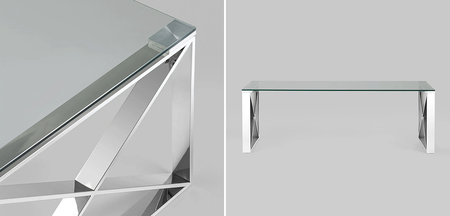 Столик кофейный Lannes Collection Silver Столик кофейный Lannes Collection Silver - Loft-Concept в Челябинске