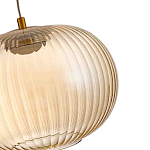 Подвесной светильник с янтарным рифленым стеклянным плафоном Ferm Living варинант исполнения - 6 | Loft Concept в Челябинске