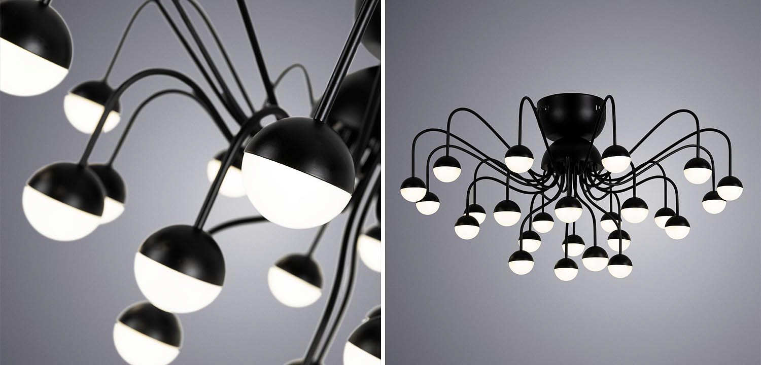 Потолочная люстра Vilelme Chandelier black Потолочная люстра Vilelme Chandelier black - Loft-Concept в Челябинске