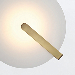 Потолочный светильник в форме плоского диска из белого матового стекла Eurofase варинант исполнения - 4 | Loft Concept в Челябинске