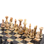 Шахматы настольные из натурального камня Оникс Decorative Thematic Chess варинант исполнения - 2 | Loft Concept в Челябинске
