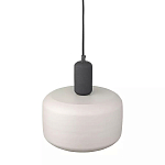 Подвесной светильник с круглым бежевым плафоном Quentin варинант исполнения - 3 | Loft Concept в Челябинске