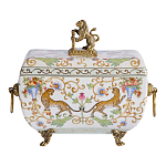 Шкатулка с фигуркой льва на крышке Eden Garden варинант исполнения - 3 | Loft Concept в Челябинске