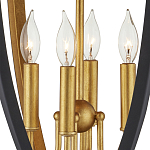 Подвесной светильник в форме фонаря чёрного цвета Black Lantern варинант исполнения - 2 | Loft Concept в Челябинске