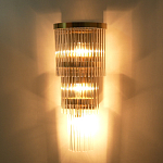 Бра с золотистым основанием и прозрачными трубками Nembus варинант исполнения - 6 | Loft Concept в Челябинске