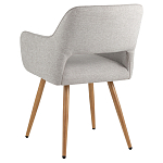 Стул в рогожке серого цвета NEASAN STOOL варинант исполнения - 4 | Loft Concept в Челябинске