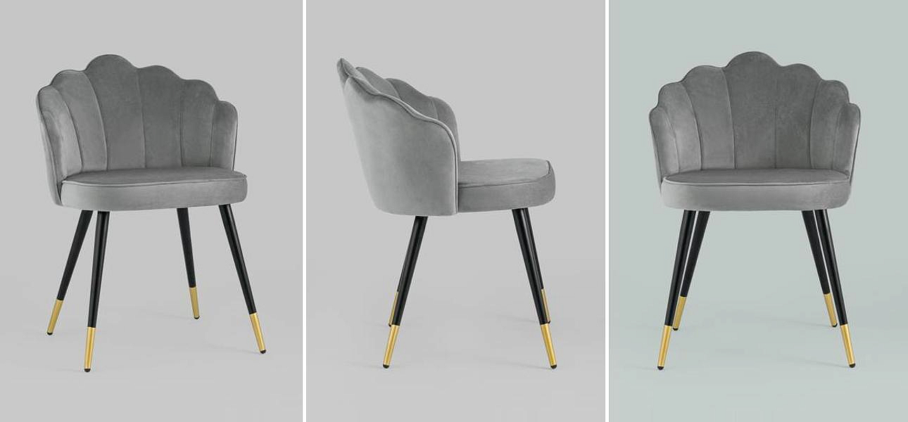 Стул Bristol Chair Серый Цвет Стул Bristol Chair Серый Цвет - Loft-Concept в Челябинске