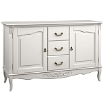 Буфет белый из массива бука с 3-мя ящиками и 2-мя дверцами White Provence варинант исполнения - 1 | Loft Concept в Челябинске