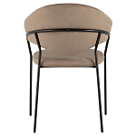 Коричневый стул с обивкой из искусственной замши Alexis варинант исполнения - 4 | Loft Concept в Челябинске