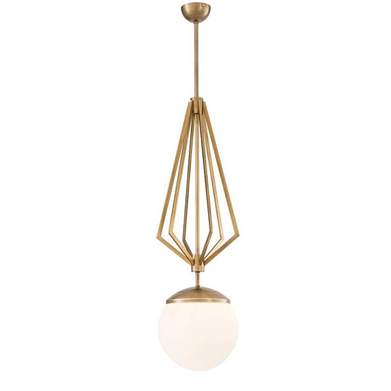 Люстра Chandelier Gigolo Латунь Античная полированная Белый Люстра Chandelier Gigolo Латунь Античная полированная Белый в Челябинске | Loft Concept