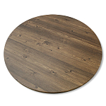 Стол журнальный c коричневой круглой столешницей на трех металлических ножках Charm Coffee Table варинант исполнения - 3 | Loft Concept в Челябинске