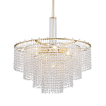 Люстра многоярусная с каскадами кристаллов Crystal Rains варинант исполнения - 1 | Loft Concept в Челябинске