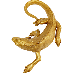 Настенный декор в виде золотой ящерицы Golden Lizard  варинант исполнения - 3 | Loft Concept в Челябинске