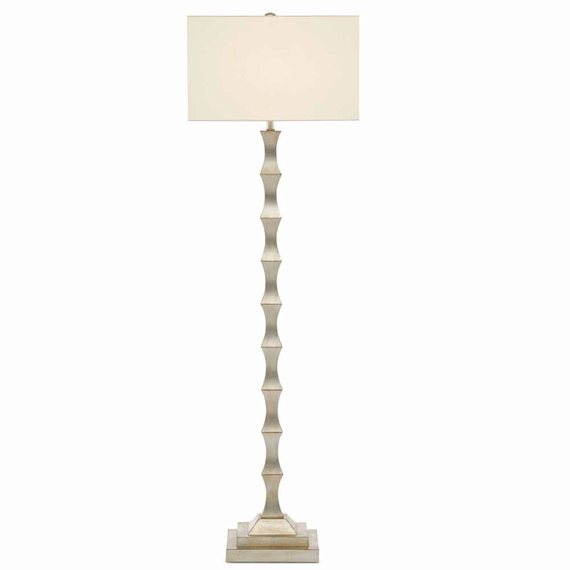 Торшер с фактурным каркасом и прямоугольным тканевым абажуром Shiye and Simplicity Серый ivory ( слоновая кость ) Торшер с фактурным каркасом и прямоугольным тканевым абажуром Shiye and Simplicity Серый ivory ( слоновая кость ) в Челябинске | Loft Concept