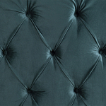 Кровать двуспальная зеленая с основанием из массива дерева с мягким изголовьем Velour Beds варинант исполнения - 2 | Loft Concept в Челябинске