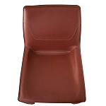 Стул коричневый из искуственной кожи на 4-х ножках Enigma Brown варинант исполнения - 3 | Loft Concept в Челябинске